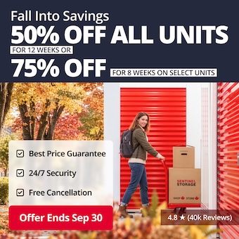 Sentinel Storage - Nisku (Satellite) Promotion