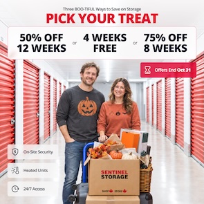 Sentinel Storage - Nisku (Satellite) Promotion