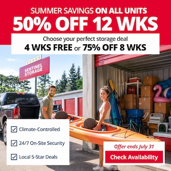 Sentinel Storage - Nisku (Satellite) Promotion